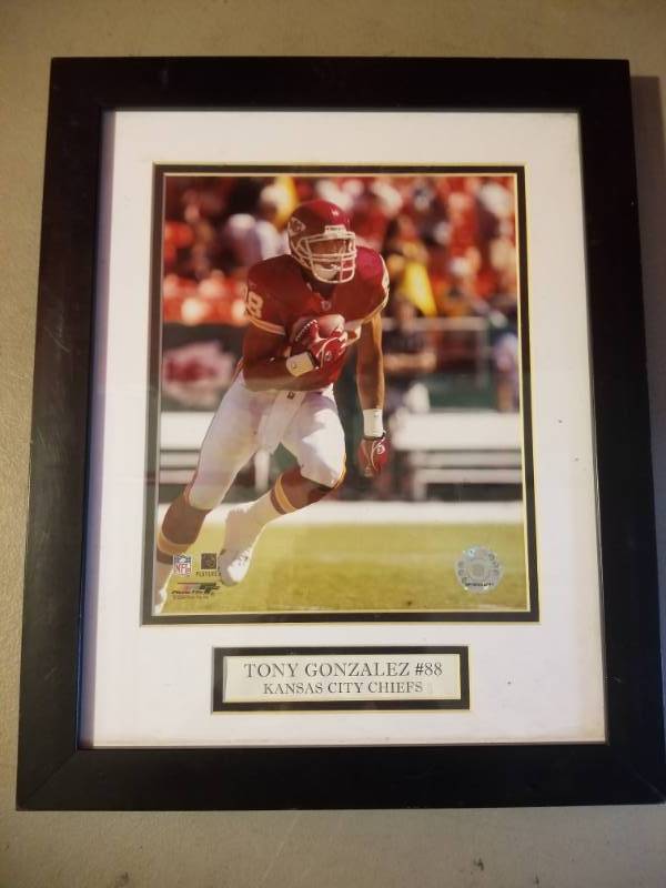 lot 2505 image: Tony Gonzalez Framed Picture