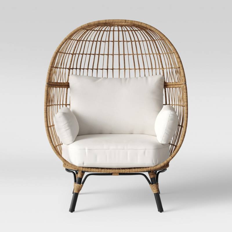 lot 6743 image: Southport Patio Egg Chair - Linen - Opalhouse