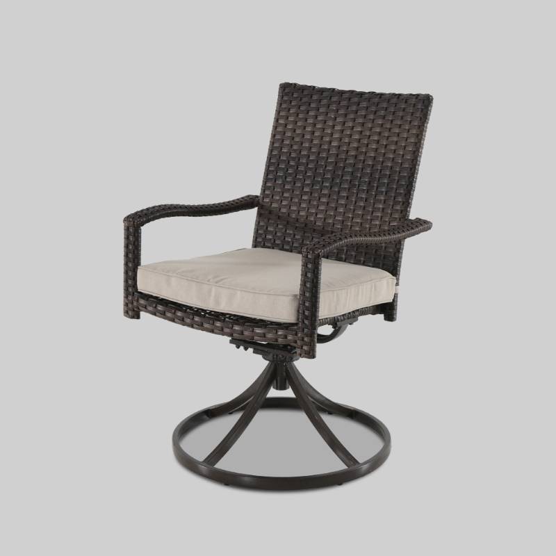 lot 6744 image: Halsted Swivel Rocker Patio Dining Chair - Threshold