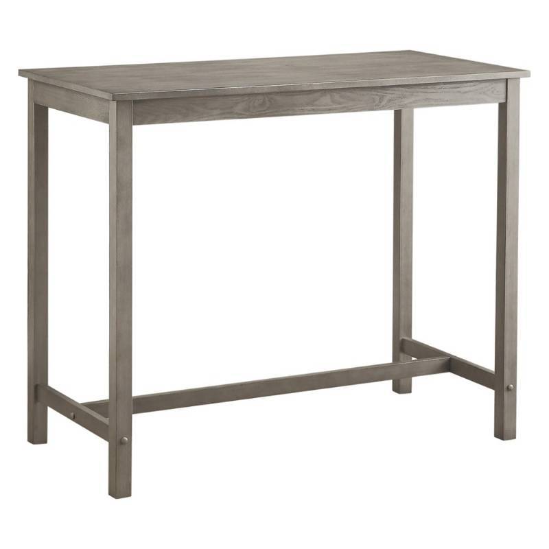 lot 6764 image: Pub Table Counter Height Pub Table - Gray Wash
