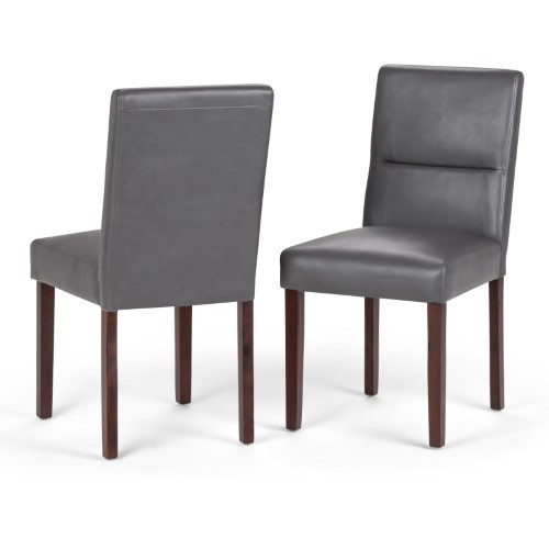 lot 6794 image: Simpli Home Ashford Parson Dining Chair (Set of 2)