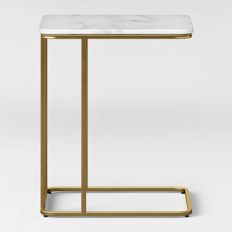 lot 6806 image: Highfield C Table White Marble - Project 62
