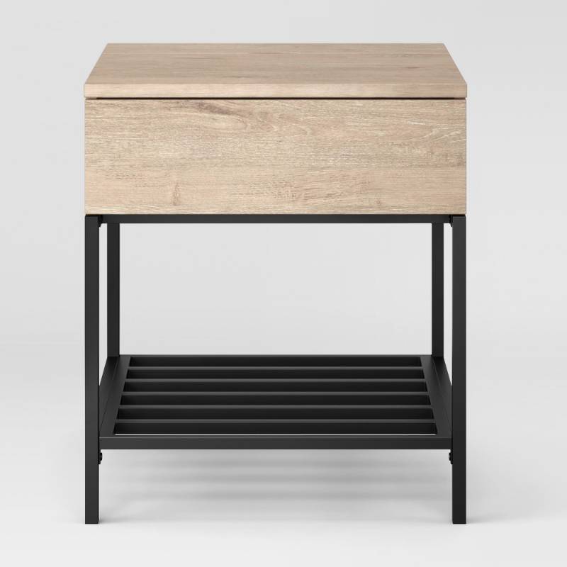lot 6839 image: Loring End Table Vintage Oak - Project 62
