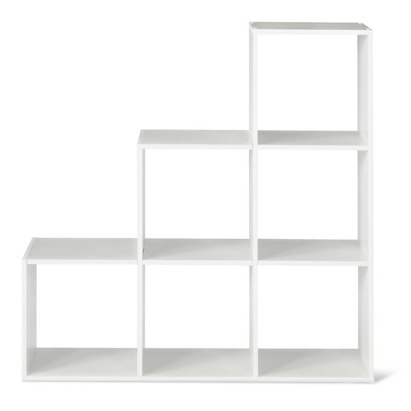 lot 6922 image: Storage Cube Room Essentials 3-2-1 Cube Organizer - White