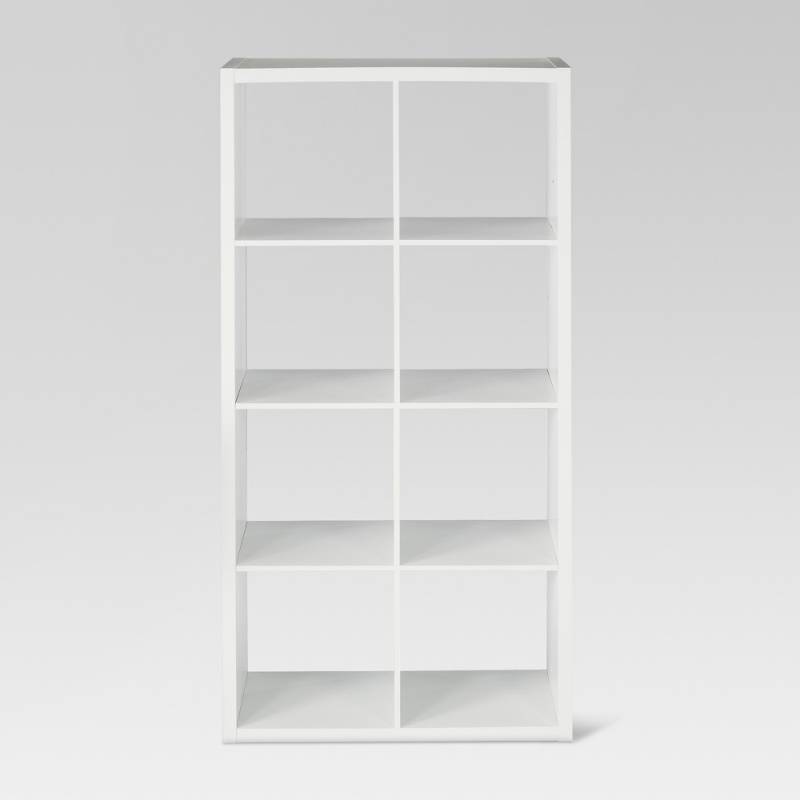 lot 6935 image: Storage Cube Threshold 8 Cube Organizer - White