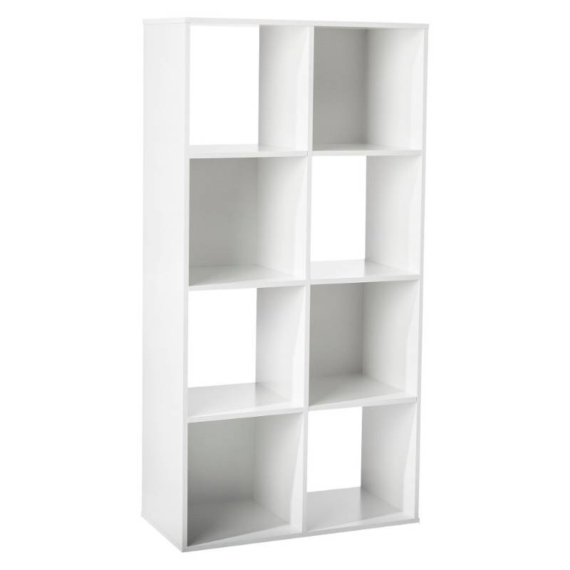 lot 6942 image: Storage Cube Room Essentials 8-Cube Organizer - White