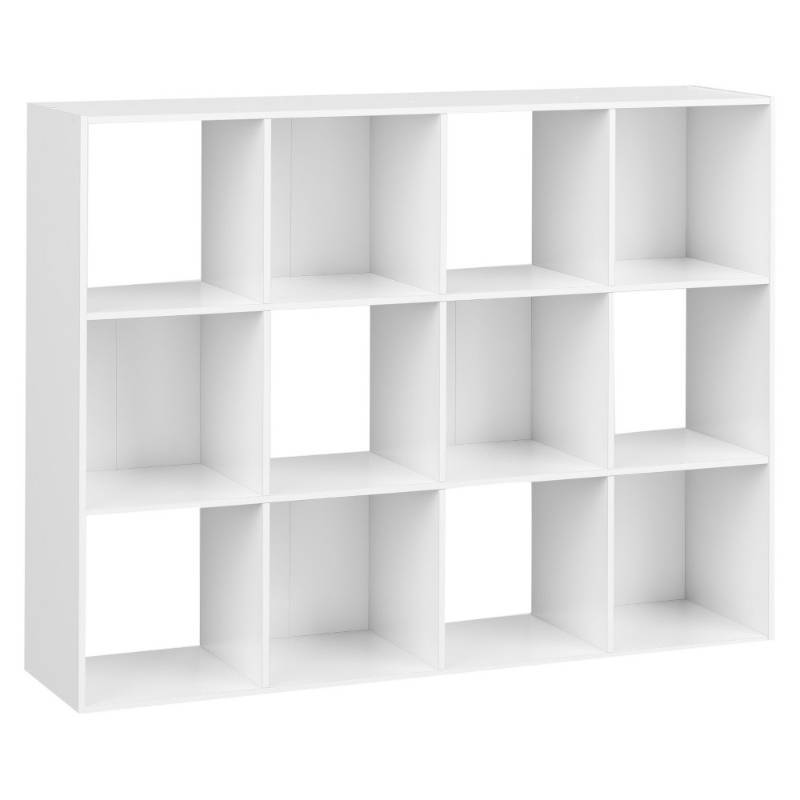 lot 6952 image: 12-Cube Organizer Shelf 11 - White - Room Essentials