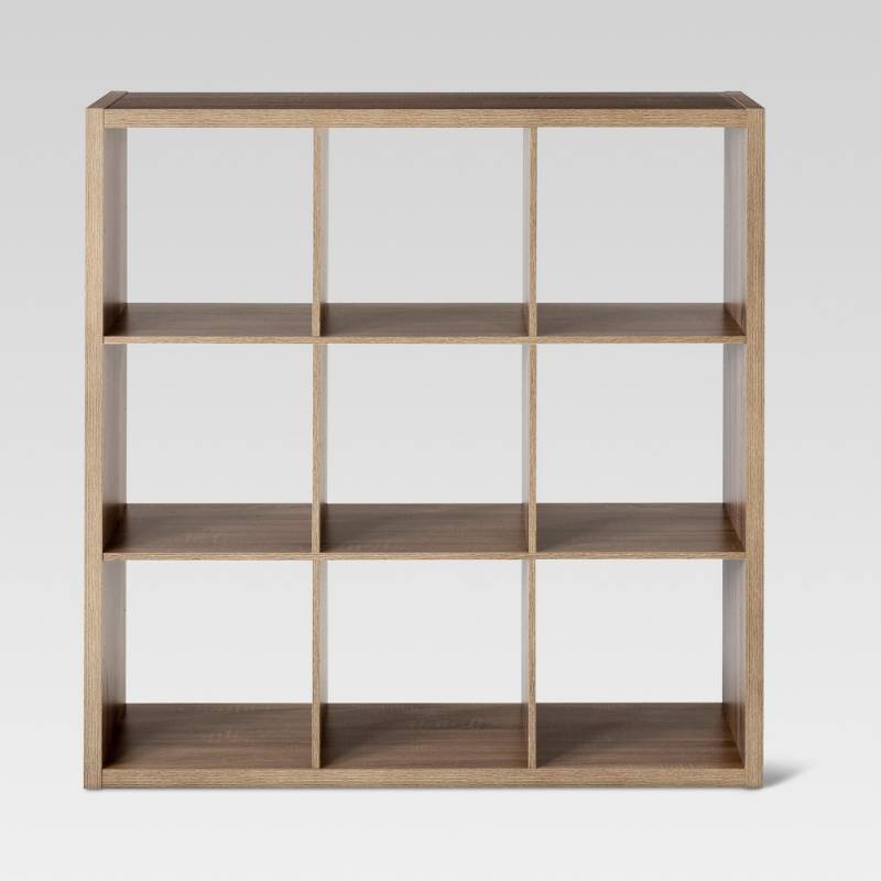 lot 6956 image: Storage Cube Threshold 9 Cube Organizer - Gray
