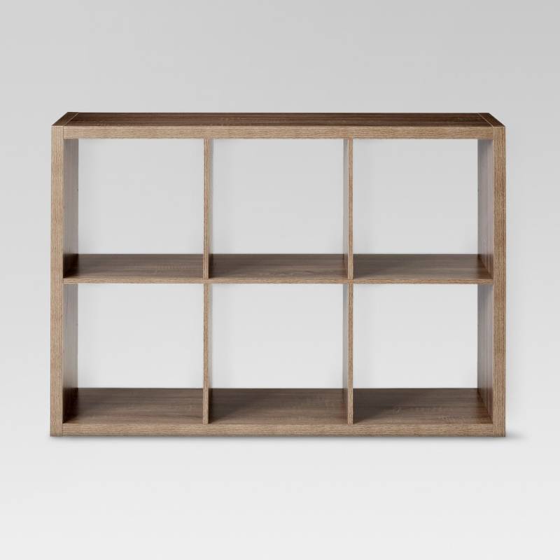 lot 6957 image: Storage Cube Threshold 6 Cube Organizer - Gray