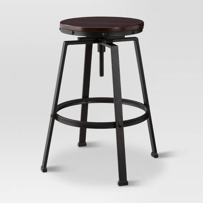 lot 6981 image: Barstool Threshold Lewiston Adjustable Height Swivel Stool