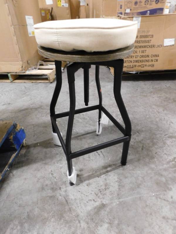 lot 6975 image: Adjustable Height Barstool