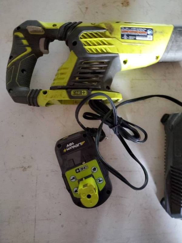 lot 3804 image: Ryobi Cordless Sawz All with Battery and Charger