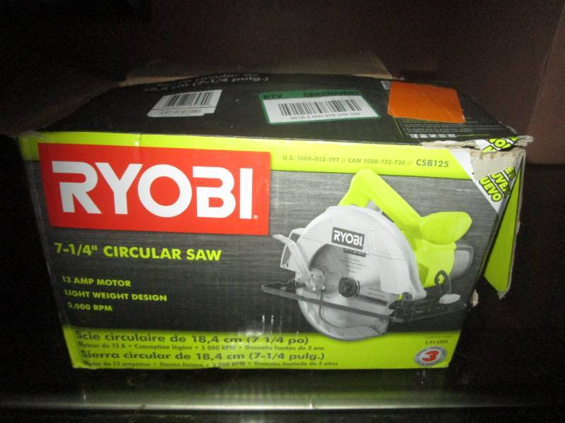 lot 5566 image: Ryobi Corded Circular Saw