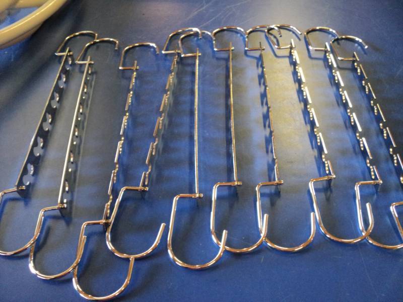 lot 8690 image: (1) 10 pack StarFly Hanger Organizers for closets, chrome