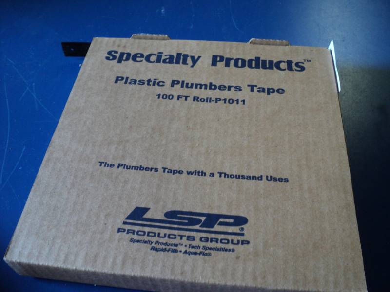 lot 8828 image: (1) box LSP plastic plumbers Tape 100 ft roll-P1011