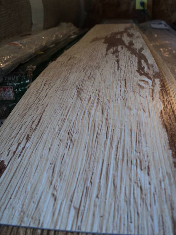 lot 9377 image: (9) planks Vinyl flooring 6 x 36, Color Rustic weathered wood