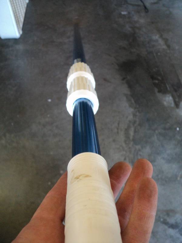 lot 9378 image: (1) Aquatix Pro Extension pole for Pool equipment