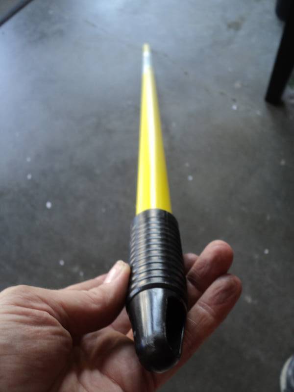 lot 9381 image: The Groundskeeper II rake handle, 78 diameter x 54 long