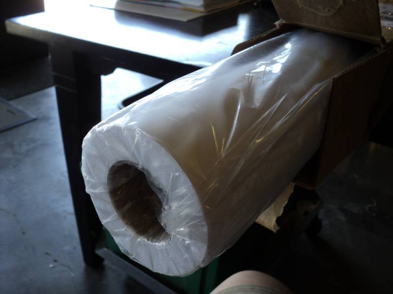 lot 9384 image: (1) roll HP heavyweight Coated Paper, 54 x 100