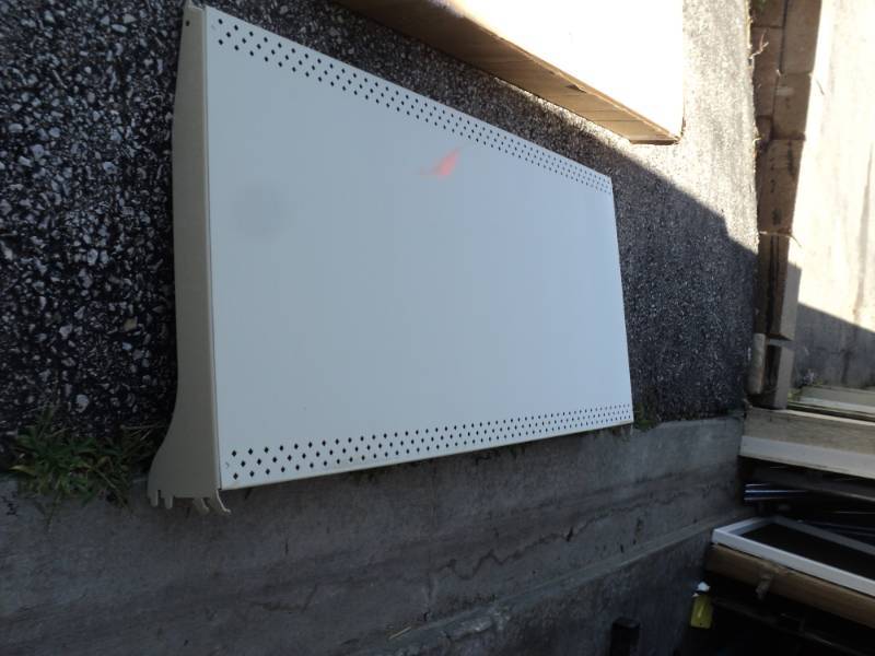 lot 9390 image: Kent Brand Lozier style shelf, off white, 2 x 4