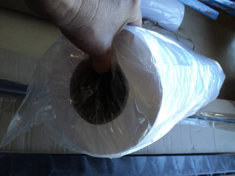 lot 9399 image: (1) roll paper, white, 36 x approx 100