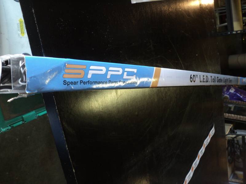 lot 9404 image: SPPC 60 LED Tail Gate Light bar, 5 function, open box, untested