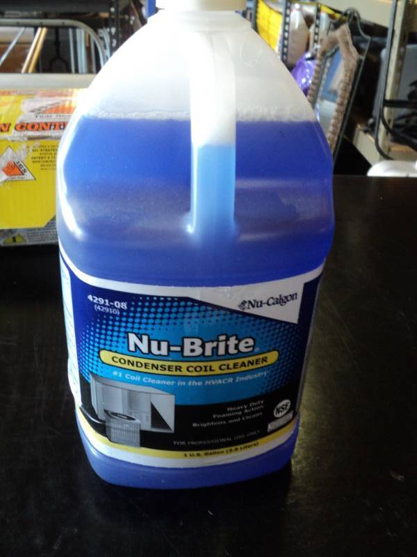 lot 9432 image: (1) gallon Nu-Brite Condenser Coil Cleaner