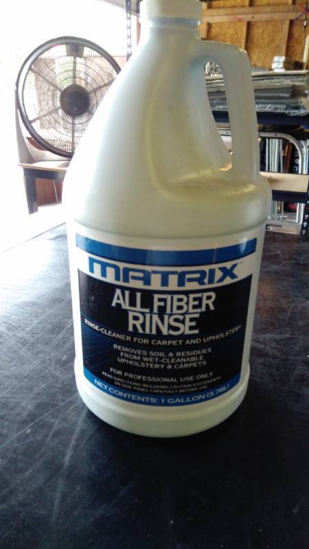 lot 9499 image: (1) gallon Matrix All Fiber Rinse for Carpet and Upholstery