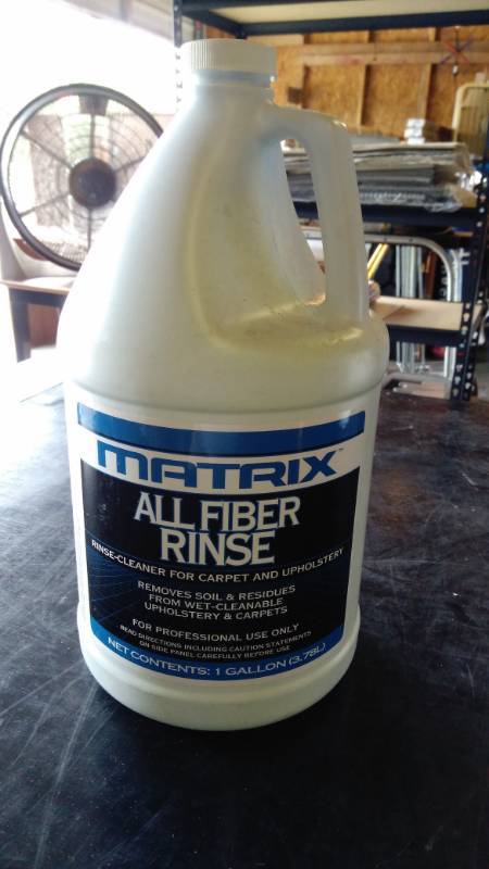 lot 9500 image: (1) gallon Matrix All Fiber Rinse for Carpet and Upholstery