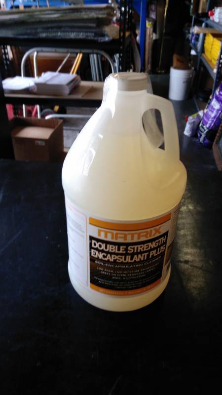 lot 9512 image: (1) Gallon Matrix Double Strength Encapsulant Plus Carpet Cleaner