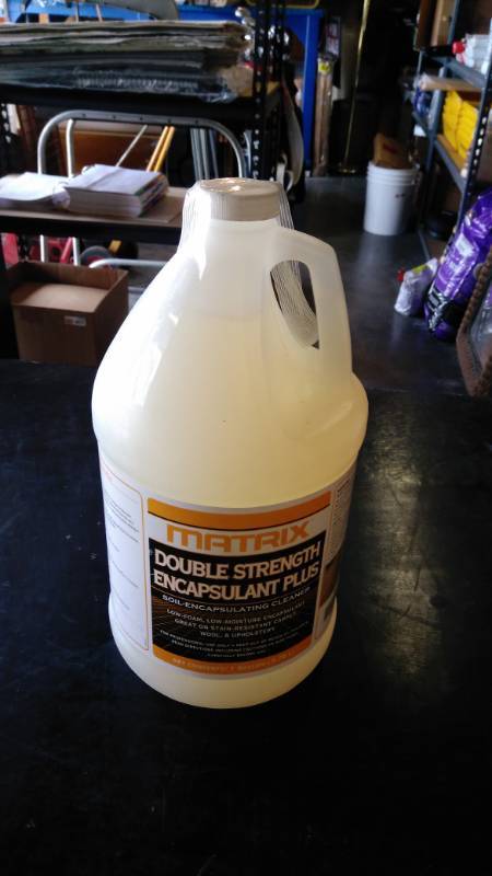 lot 9513 image: (1) Gallon Matrix Double Strength Encapsulant Plus Carpet Cleaner