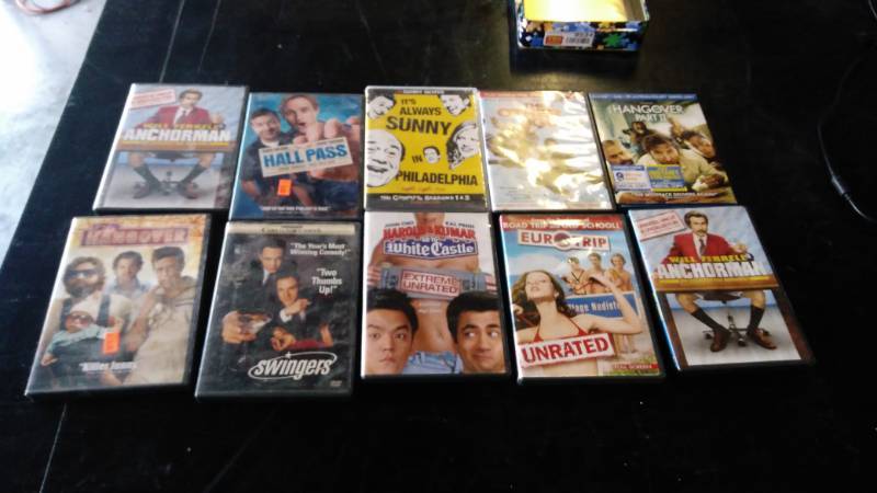 lot 9534 image: (10) ct mixed lot DVD Comedy Movies