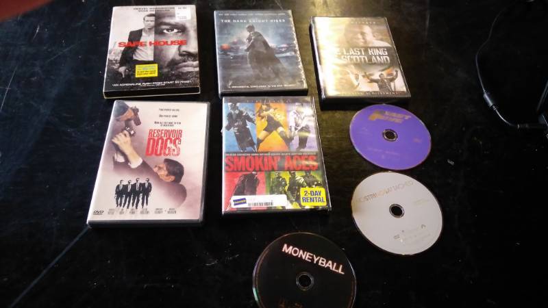 lot 9537 image: (8) ct mixed lot DVD Action Movies
