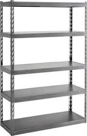 lot 9491 image: Hardware for Gladiator Brand shelf, 48 x 24 x 6, includes (10) 48 braces, (10) 24 braces, (8) corner and (5) middle shelf braces, shelf boards NOT included