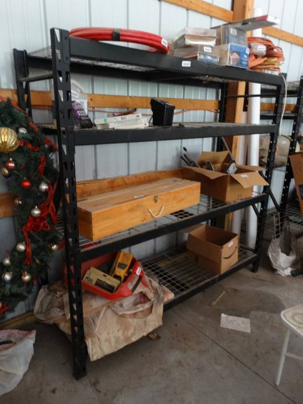 lot 954 image: Warehouse shelf. contents not included.