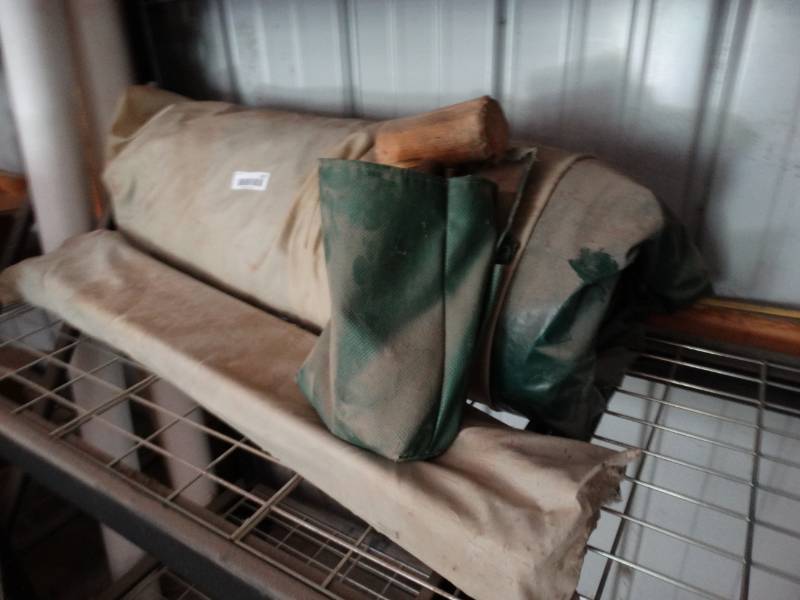 lot 957 image: Tent poles stakes