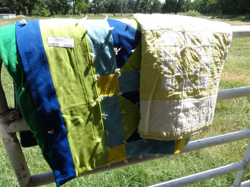 lot 2050 image: 2 quilts blankets