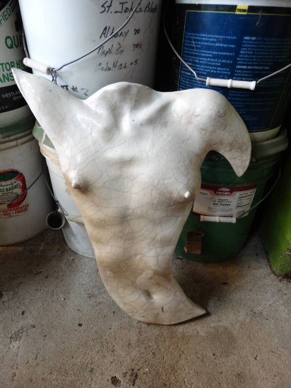 lot 2668 image: Unique handmade torso art