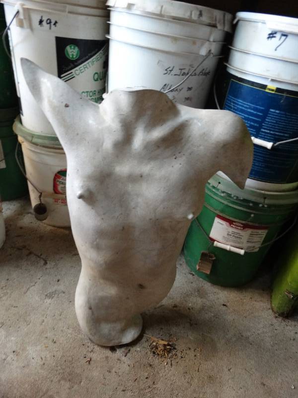 lot 2670 image: Unique handmade torso art