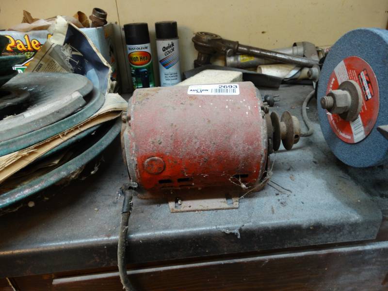 lot 2693 image: 13 HP electric motor