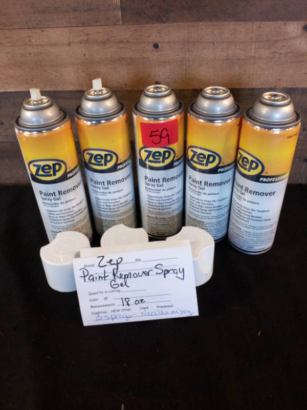 lot 59 image: Zep Paint Remover Spray Gel