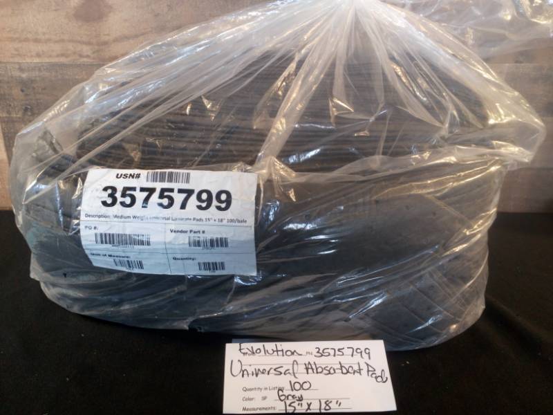 lot 76 image: Evolution 3575799 Universal Disposable Absorbent Pads Medium Weight