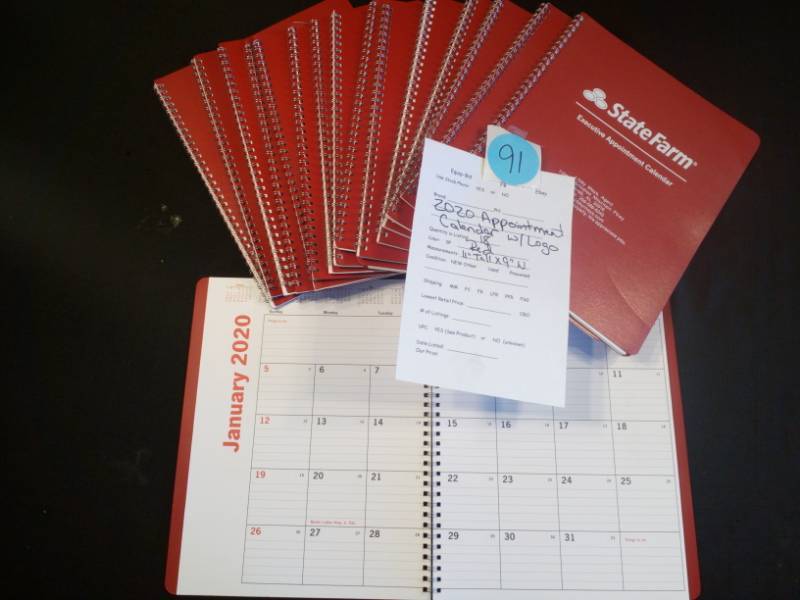 lot 91 image: 2020 Appointment Calendar with Logo