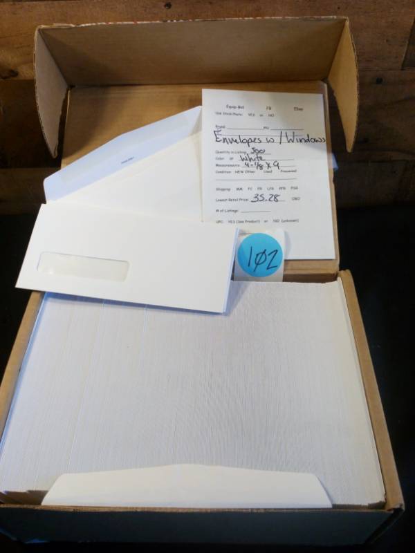 lot 102 image: Envelopes with Windows