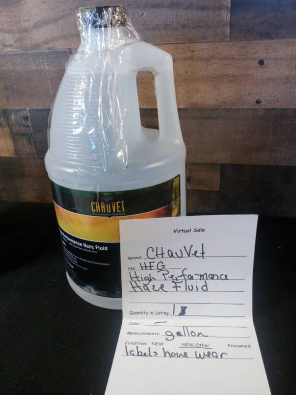 lot 109 image: Chauvet HFG High Performance Haze Fluid