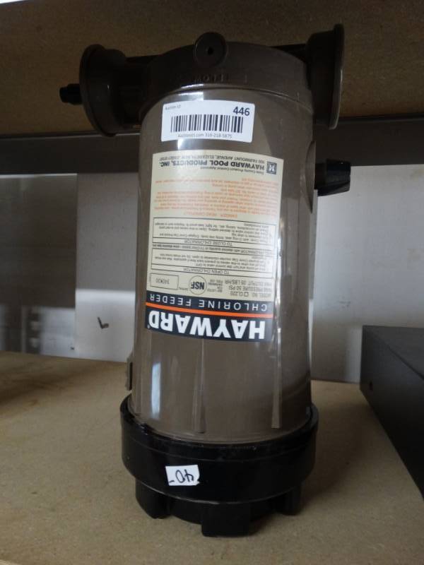 lot 446 image: Hayward chlorine feeder.