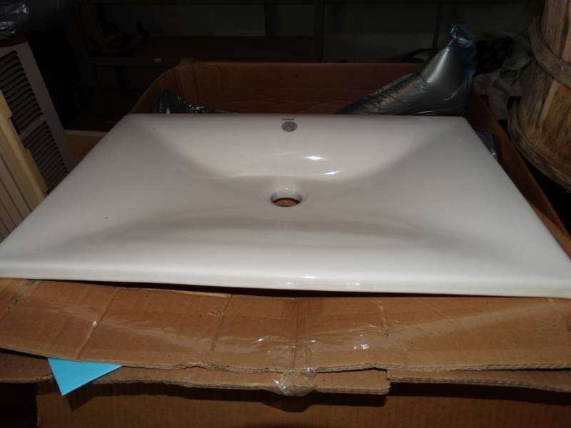 lot 482 image: Incepa bathroom sink top.