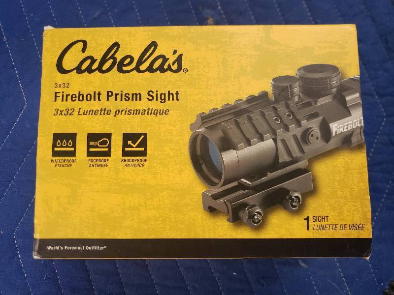 Cabelas firebolt top prism sight