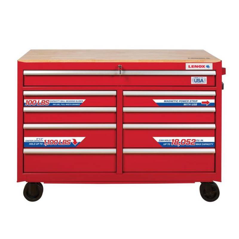 Lenox 52 9 Drawer Workstation Dewalt Craftsman Ridgid