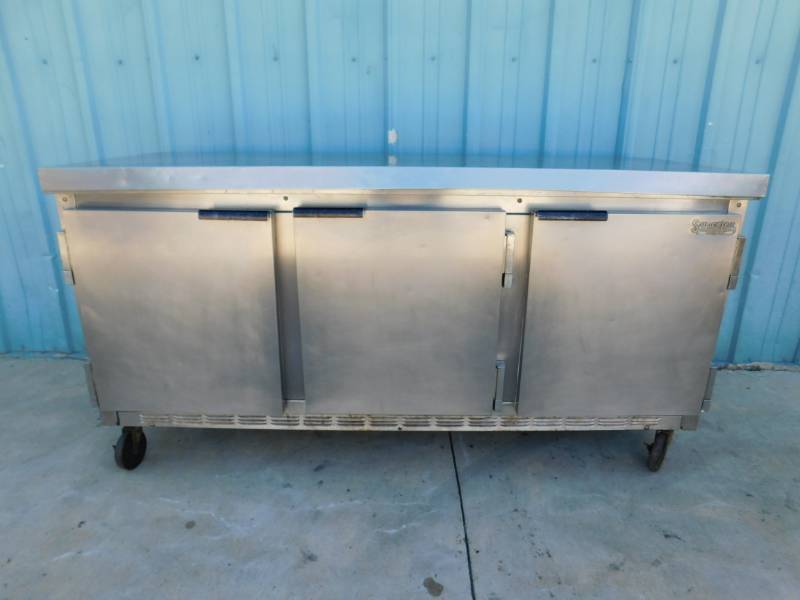lot 2059 image: Superior 3 Door Under Counter Cooler